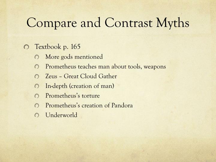 compare contrast essay creation myths compare contrast essay creation myths