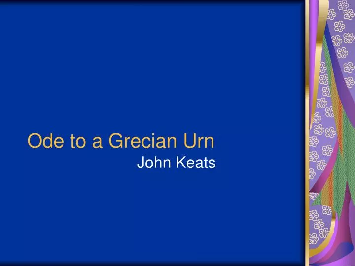 an analysis of the urn an analysis of the urn