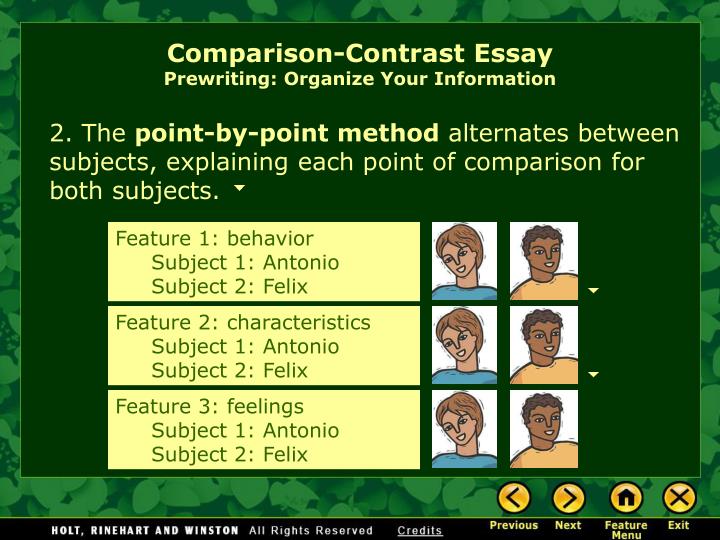 writing compare contrast essay powerpoint writing compare contrast essay powerpoint