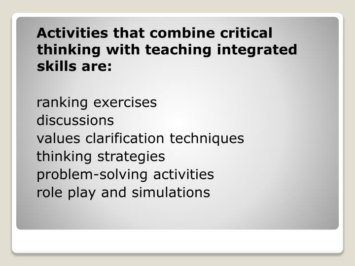 critical thinking in education powerpoint presentation critical thinking in education powerpoint presentation
