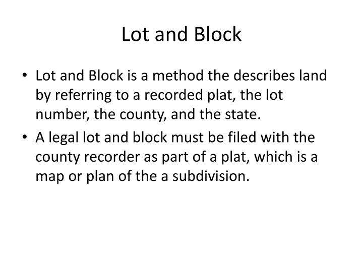 a metes and bounds description must a metes and bounds description must