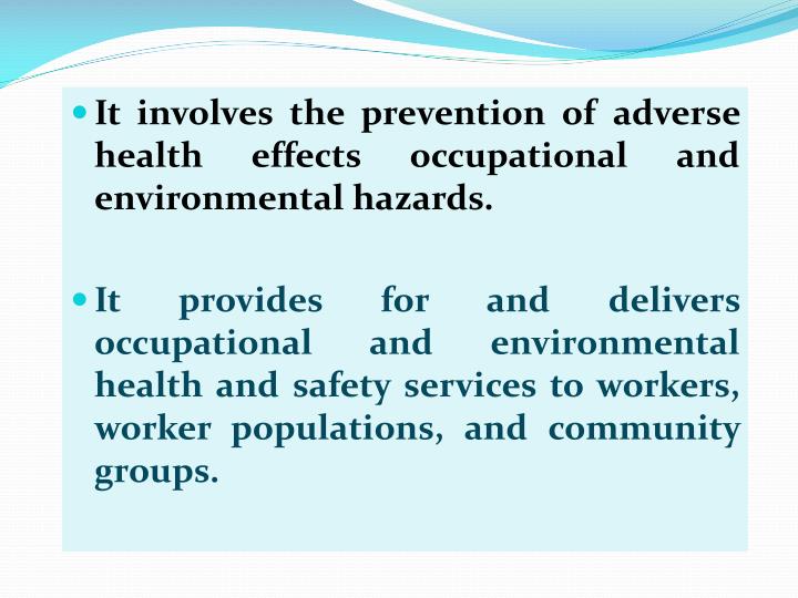 nursing ohs hazards essay Read chapter executive summary: and public health nursing and in occupational health nursing of common environmental and occupational health hazards. nursing ohs hazards essay Read chapter executive summary: and public health nursing and in occupational health nursing of common environmental and occupational health hazards.