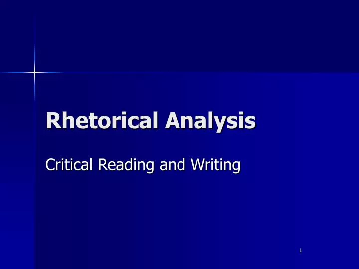rhetorical anylisis rhetorical anylisis