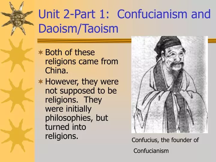 Confucianism And Daoism As Forms Of Philosophy Confucianism And Daoism As Forms Of Philosophy
