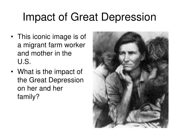the impact of the great depression on Social impact of the great depression by 1932 united states industrial output had been cut in half one fourth of the labor force--about 15 million people--was out of work, and there was no such thing as unemployment insurance. the impact of the great depression on Social impact of the great depression by 1932 united states industrial output had been cut in half one fourth of the labor force--about 15 million people--was out of work, and there was no such thing as unemployment insurance.