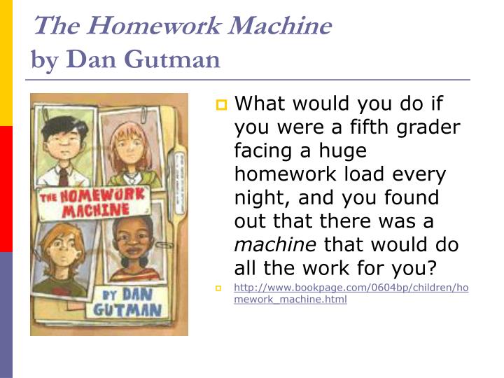 The Homework Machine Dan Gutman
