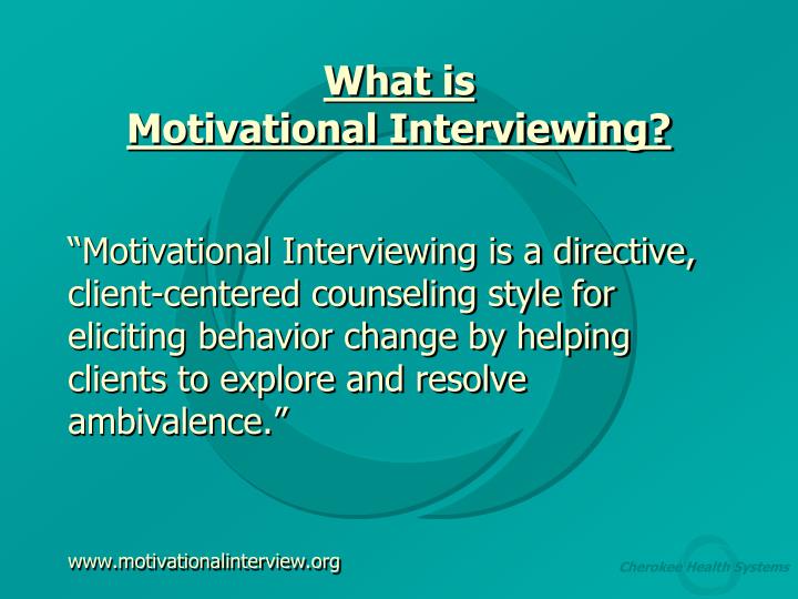 PPT Introduction To Motivational Interviewing PowerPoint Presentation 