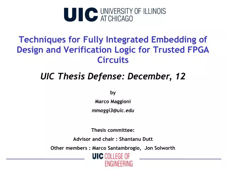 thesis defense committee thesis defense committee