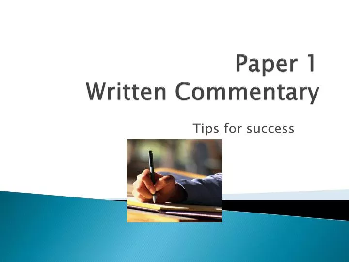 Ib English Paper 1 Thesis