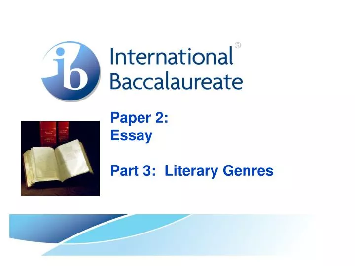 Ib English Paper 1 Thesis