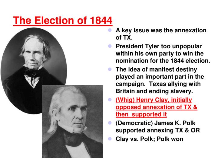 Ppt - Chapter 17 Manifest Destiny And Expansion Section 1 (1840-1860 