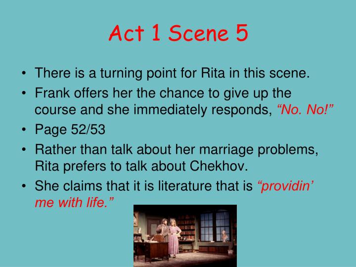 Educating rita essays