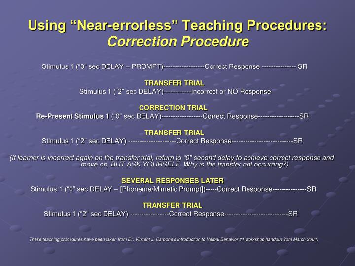 PPT Two Models of Discrete Trial Teaching Used with Children with Autism PowerPoint