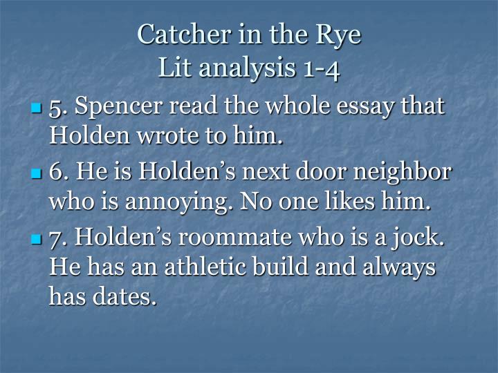 Essays on catcher in the rye themes