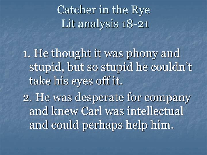 Catcher in the rye theme essay