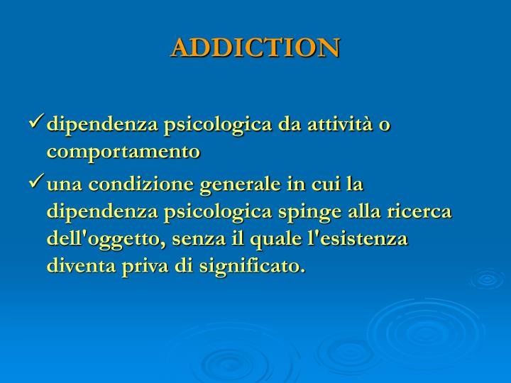 Corso di delirium tremens di trattamento