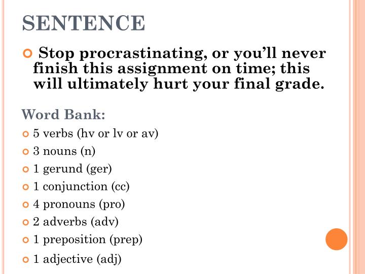 Dgp Practice Sentences Worksheet