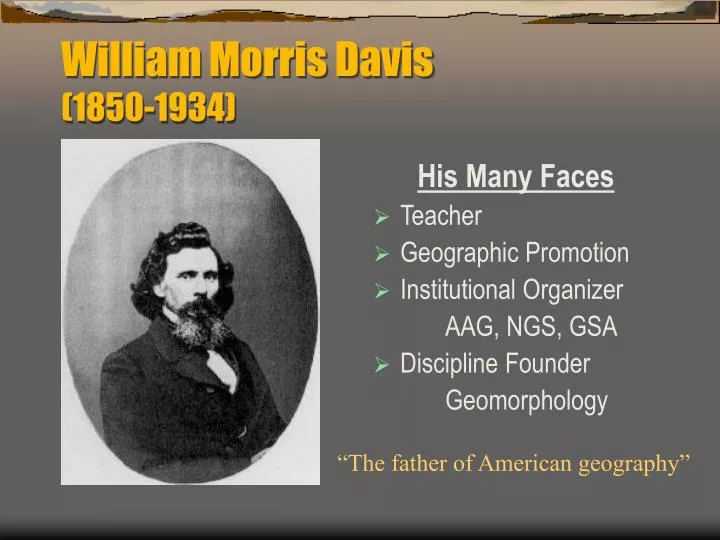 Geographical essays william morris davis