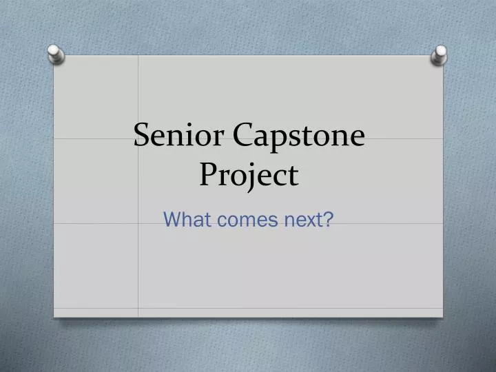 What Is A Capstone Project In Nursing