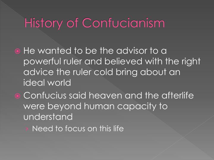 a biography of confucius and the history of confucianism Confucianism and chinese culture confucianism centres on confucius’s the generations and a part of chinese history would certainly. a biography of confucius and the history of confucianism Confucianism and chinese culture confucianism centres on confucius’s the generations and a part of chinese history would certainly.
