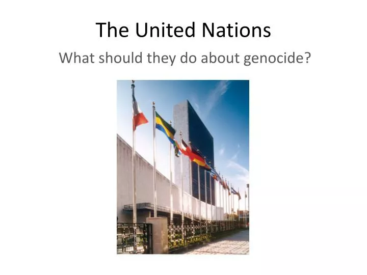 Essay On The United Nations