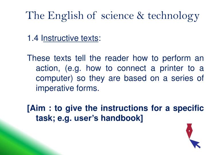 english for science and technology For anyone interested in english for science and technology: i took a look on the web for practice exercises and related material here are some sites you may find helpful: interactive est exam preparatory exercises from universiti kebangsaan malaysia including reading passages, skills and. english for science and technology For anyone interested in english for science and technology: i took a look on the web for practice exercises and related material here are some sites you may find helpful: interactive est exam preparatory exercises from universiti kebangsaan malaysia including reading passages, skills and.