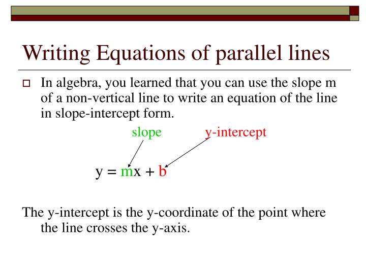 Writing equations of parallel and perpendicular lines worksheet Writing equations of parallel and perpendicular lines worksheet picture