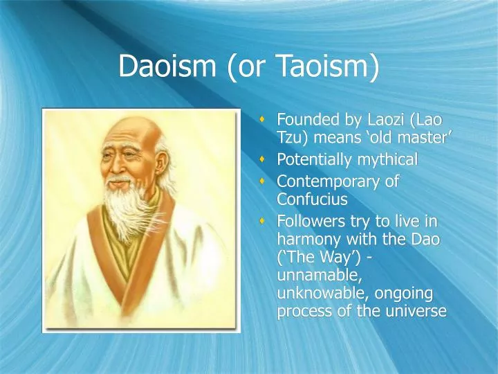 PPT Daoism Or Taoism PowerPoint Presentation ID5661182.