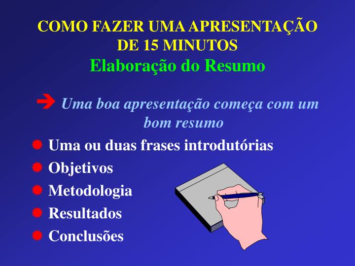 Como fazer uma apresentacao de uma empresa