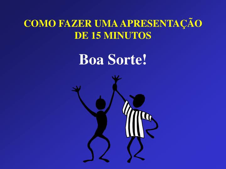 Como fazer uma apresentacao de uma empresa