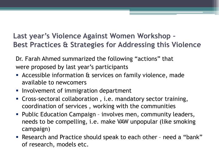 proposal violence against women proposal violence against women