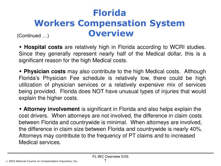 PPT Florida Workers Compensation Overview PowerPoint Presentation