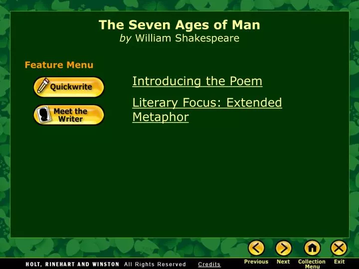 william shakespeare seven ages of man essay william shakespeare seven ages of man essay