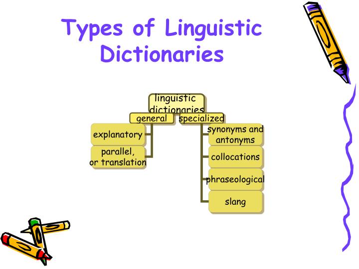 types of dictionaries