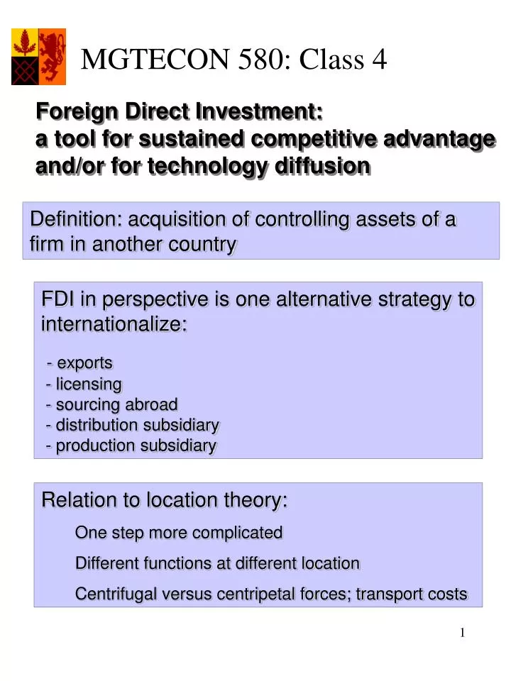 foreign investment presentation essay foreign investment presentation essay