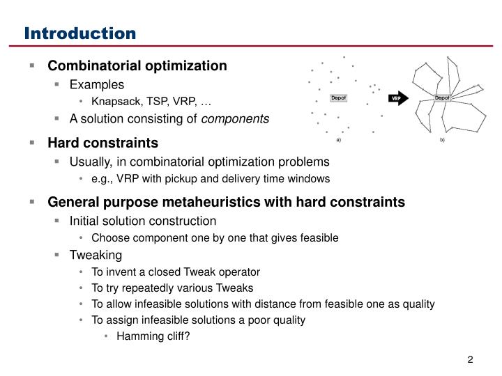 PPT - Combinatorial Optimization PowerPoint Presentation - ID:5754499