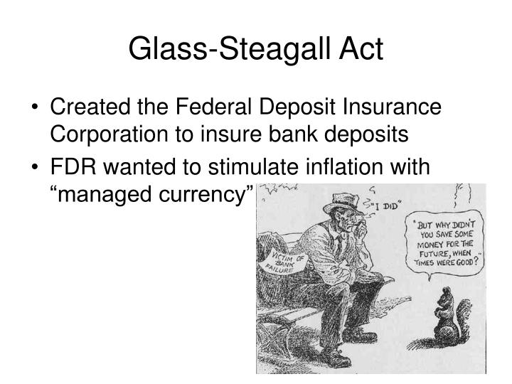Fdr glass steagall act
