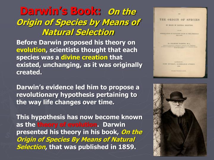 the weaknesses of the evolutionary theory presented by charles darwin in on the origin of species by Charles darwin’s theory of evolution by natural selection falls into this category, making darwin one of the most important thinkers of modern times he helped to transform how people thought about the natural world and humans’ place within it. the weaknesses of the evolutionary theory presented by charles darwin in on the origin of species by Charles darwin’s theory of evolution by natural selection falls into this category, making darwin one of the most important thinkers of modern times he helped to transform how people thought about the natural world and humans’ place within it.