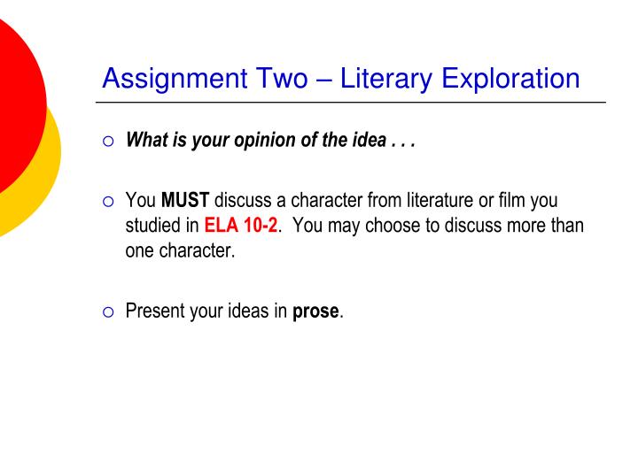 literary exploration essay literary exploration essay
