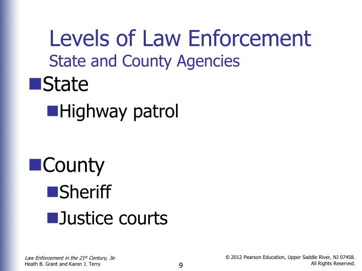 what are the three major levels of law enforcement what are the three major levels of law enforcement