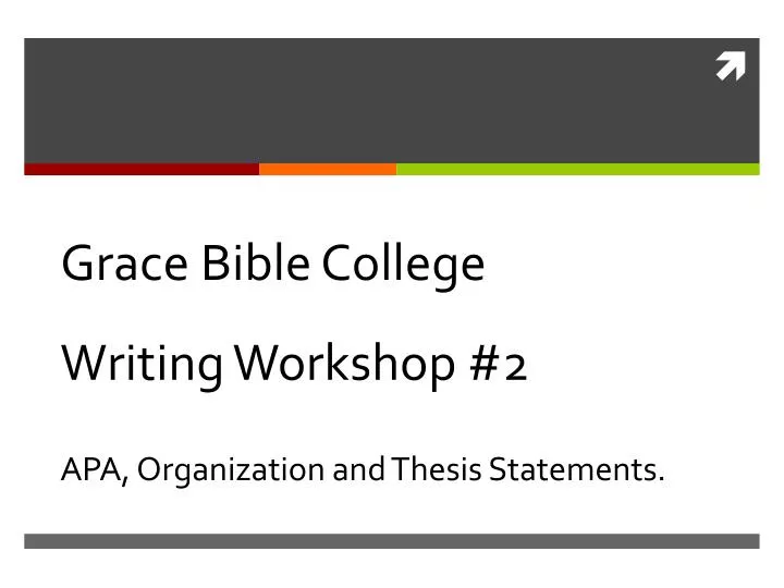 biblical thesis statements biblical thesis statements
