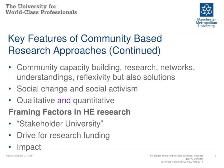 Key features of quantitative research