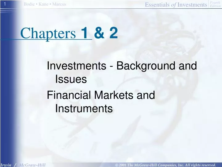 essentials of investment chapter 11 essentials of investment chapter 11