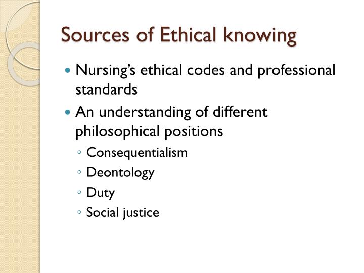 Reflection On Personal Knowing And Ethical Knowing