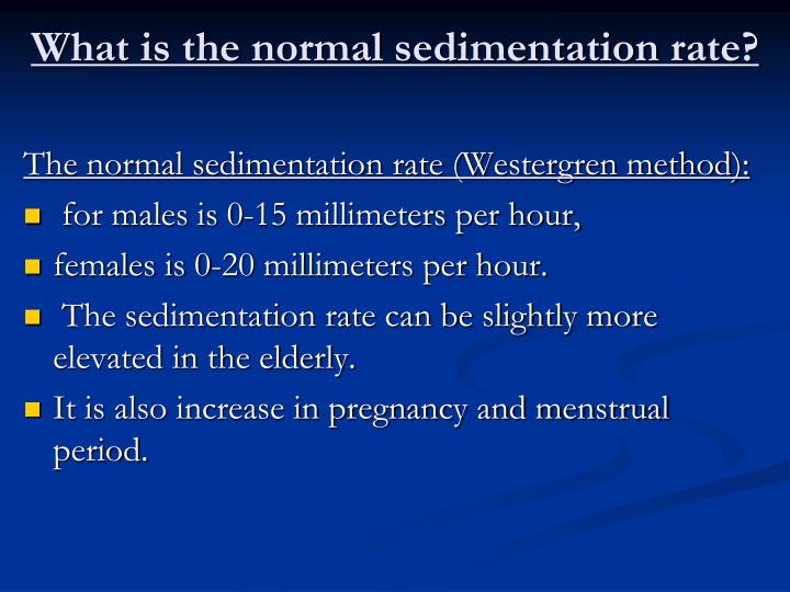 Ppt Esr Erythrocyte Sedimentation Rate Powerpoint Presentation Id