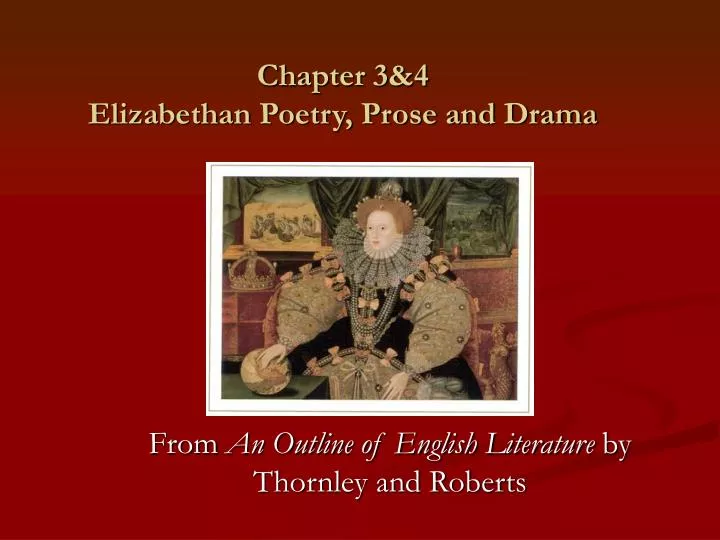 Elizabethan poetry essay