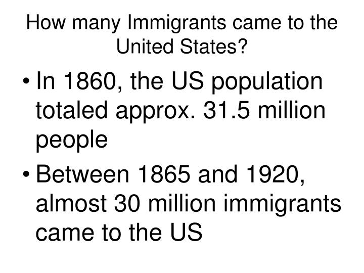 PPT Immigration PowerPoint Presentation ID5839098