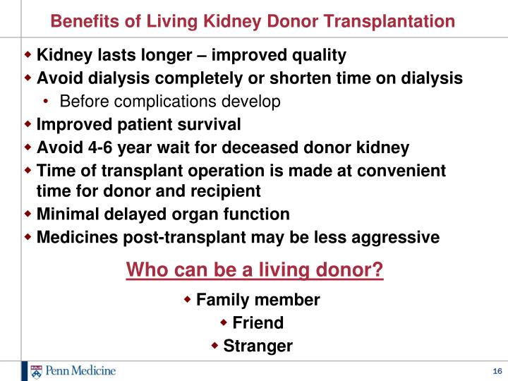 PPT - Living Donor Kidney Transplant PowerPoint Presentation - ID:5852721