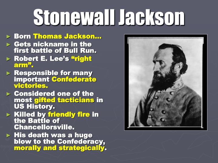 stonewall jackson presentation Professor gallagher talked about president lincoln's reaction to stonewall jackson's 1862 shenandoah valley campaign. stonewall jackson presentation Professor gallagher talked about president lincoln's reaction to stonewall jackson's 1862 shenandoah valley campaign.