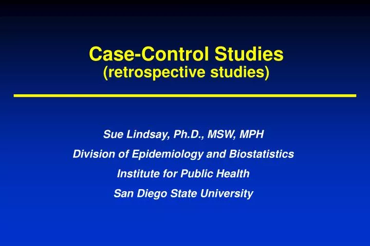advantages of matching in case-control studies advantages of matching in case-control studies